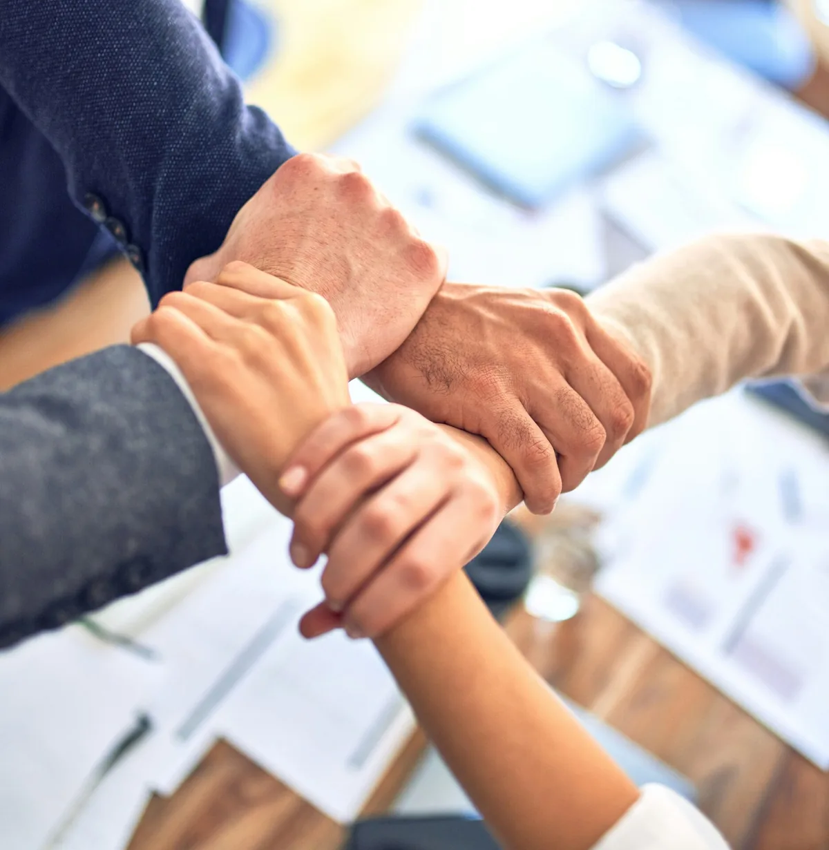 Qudranex team collaborating on business consulting and IT staffing